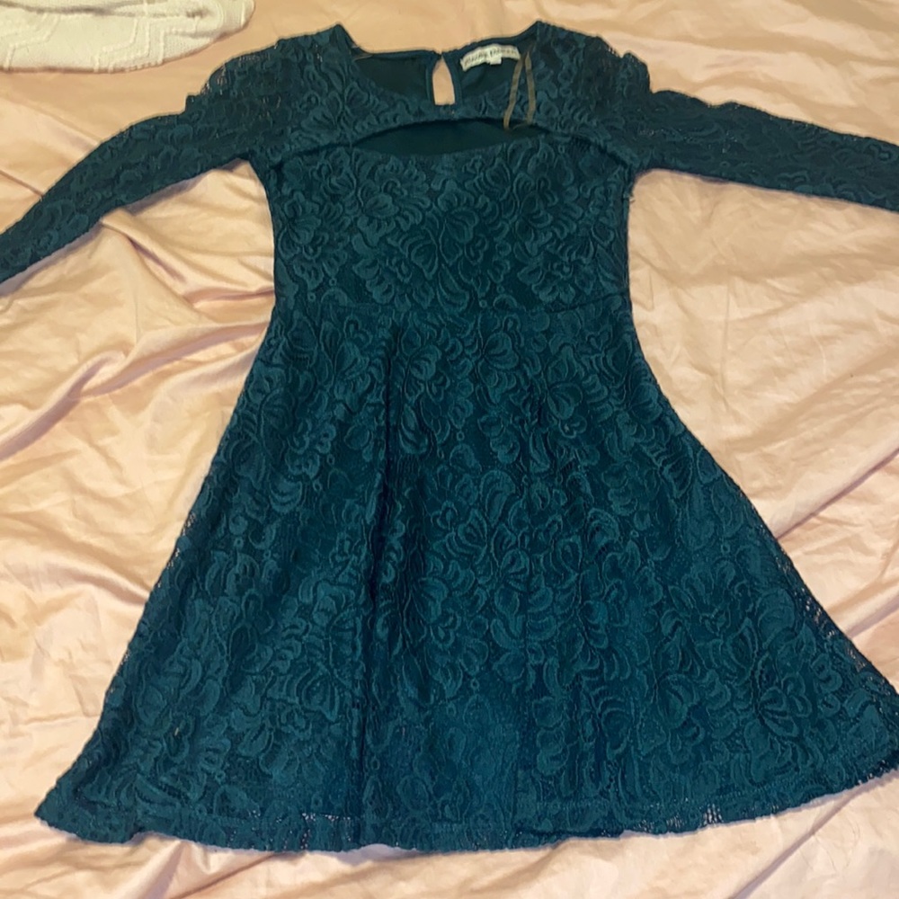 Beautiful dark green dress